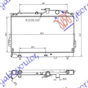 Hladnjak motora 1.5 CRDI (+/-AC) (36x62.4)