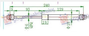 Amortizer haube (242L-380N)