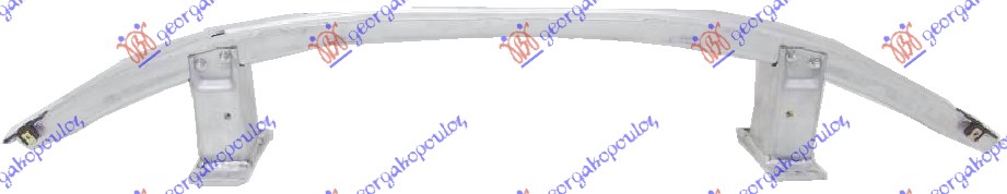 Šina prednjeg branika aluminijum (M5)