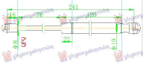 Amortizer haube (241L-700N)