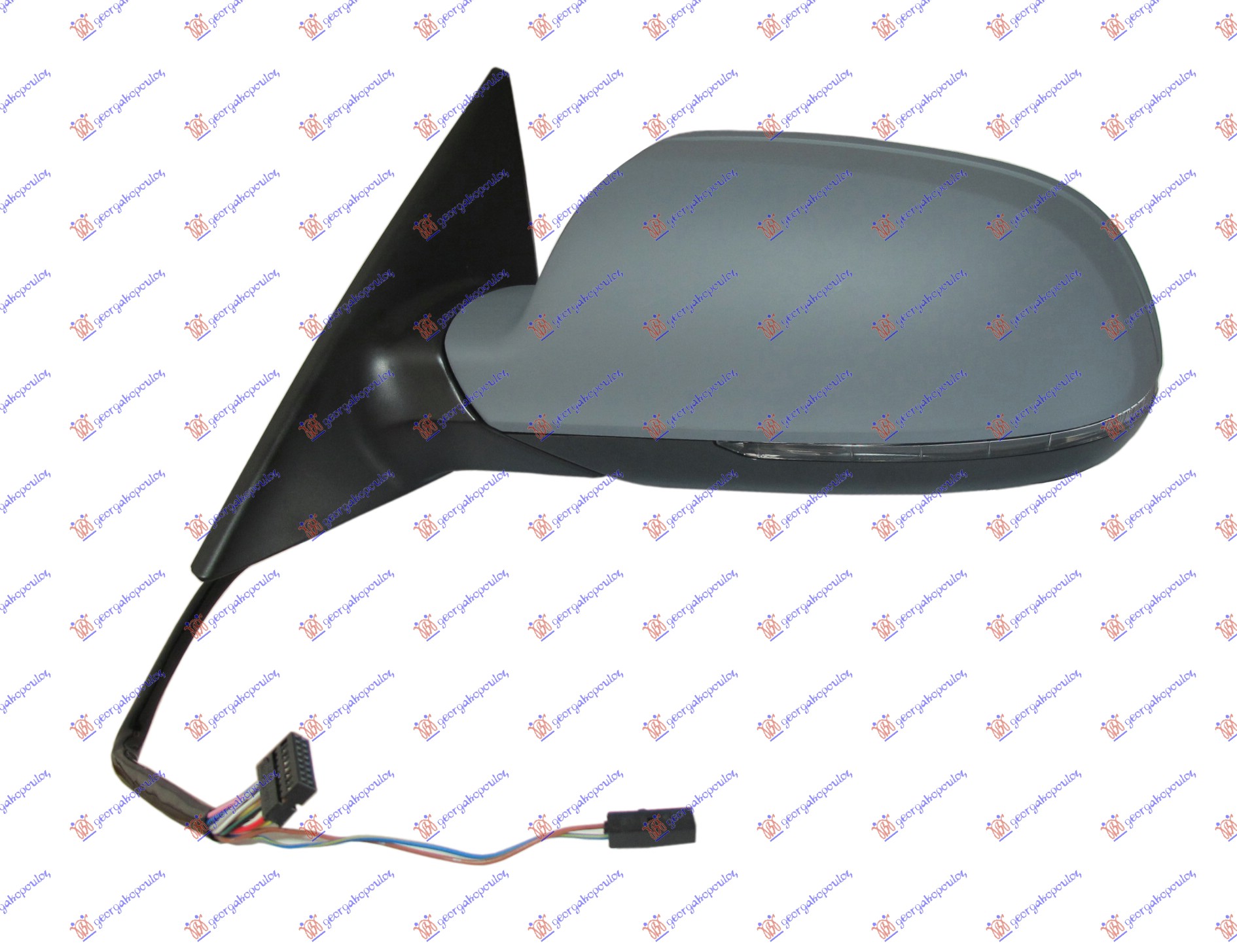 Retrovizor električni sa grejačem PM (SPORTBACK) 2010- (LED MIGAVAC) (8 PIN) (A KVALITET) (ASFERICNO STAKLO) L