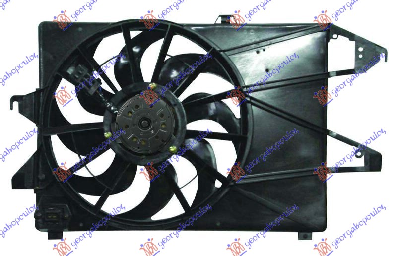 Ventilator hladnjaka komplet (1.8/2.0 BENZIN) -02