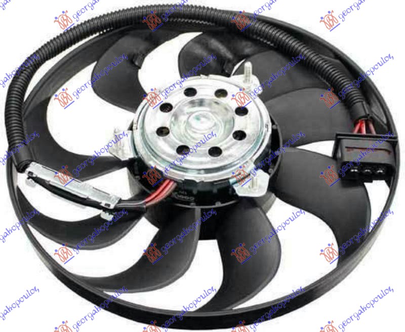 Ventilator (MOTOR+ELISA) (1.8 TURBO BENZIN) (290mm) (3 PIN)