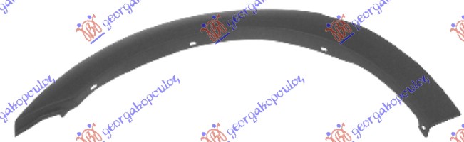 Rub plastični zadnjeg blatobrana D