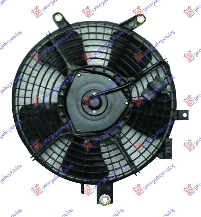 Ventilator hladnjaka komplet (BENZIN) (+AC)