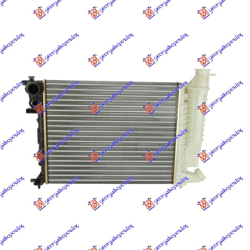 Hladnjak motora 1.1/1.4 benzin (-AC) (460x380) (BEZ OSIGURACA) (NRF)