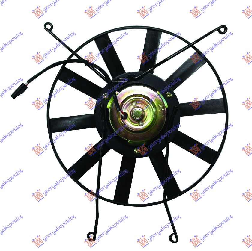 Ventilator hladnjaka komplet(BENZIN) (-AC) (35cm)