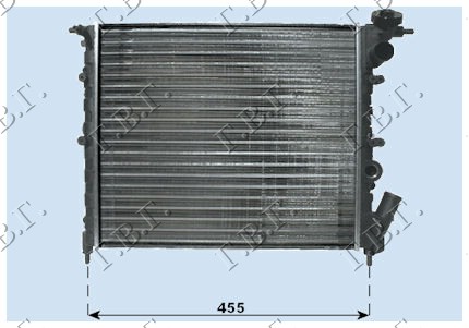 Hladnjak motora 1.2 (39x38) (OTVOREN SISTEM)