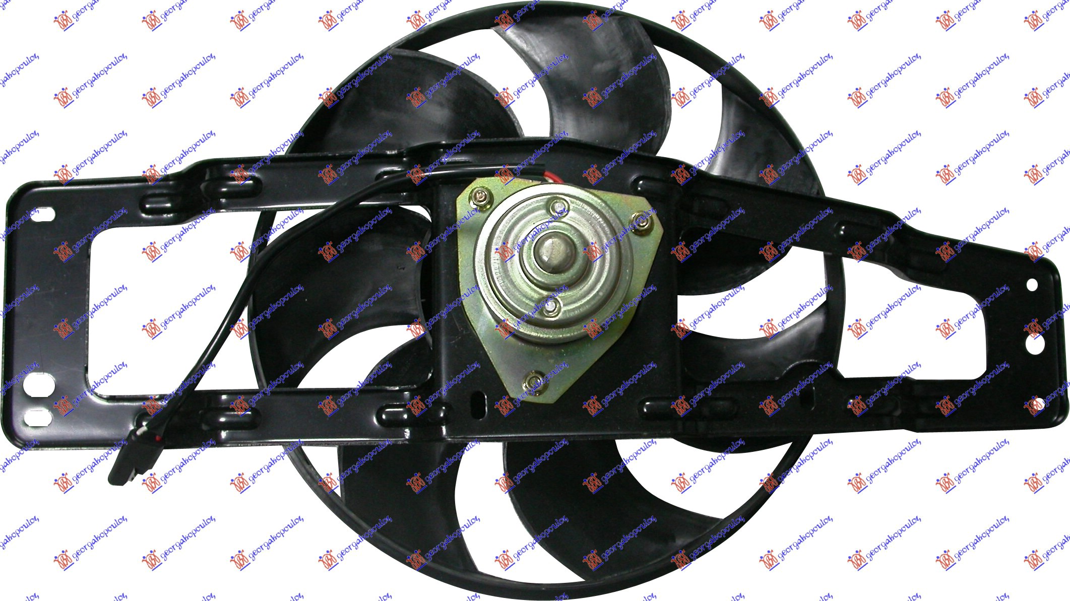Ventilator hladnjaka komplet (1.2 BENZIN) (-AC)