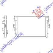 Hladnjak motora 2.3/2.8D-TDi (-AC) (65x45x32)