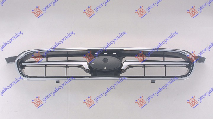 PVC maska hrom/crna -2007 (LEGACY)