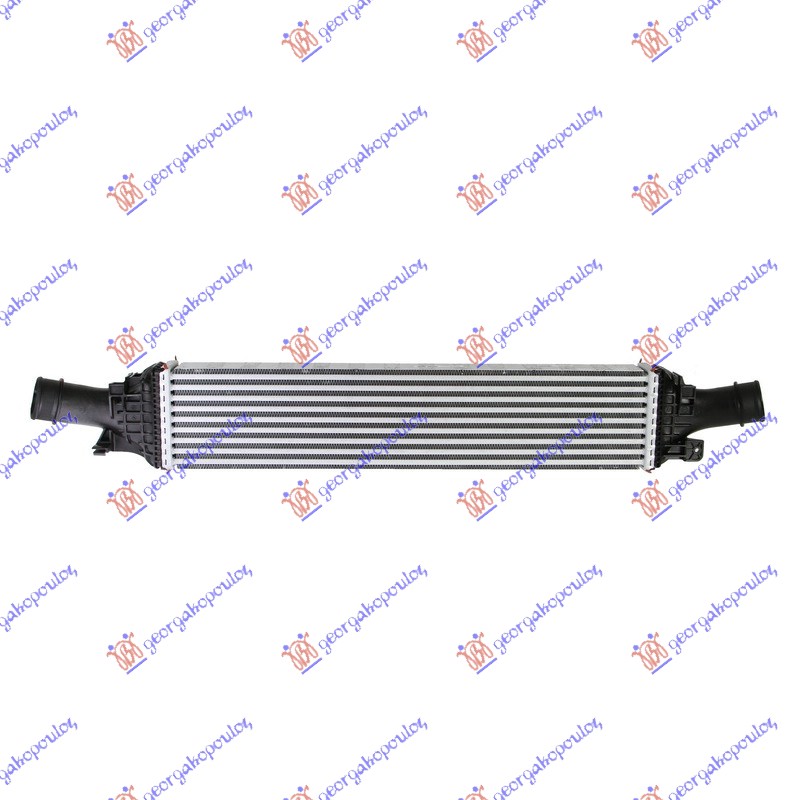 Hladnjak interkulera 1.8-2.0 tfsi benzin - 2.0 TDI dizel (665x135x60)