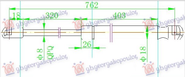 Amortizer haube (762L-340N)