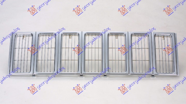 PVC maska hrom