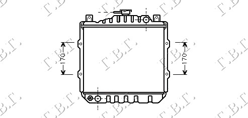 Hladnjak motora 0.8 cc (30x34.5)