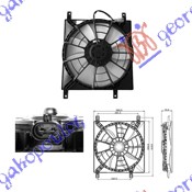 Ventilator klime 1.5i/1.6i16V vvti