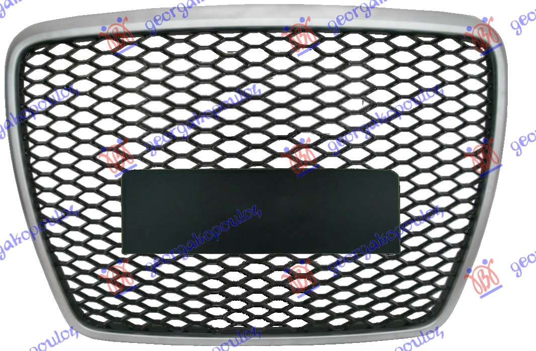 PVC maska hrom/crna (RS LOOK)