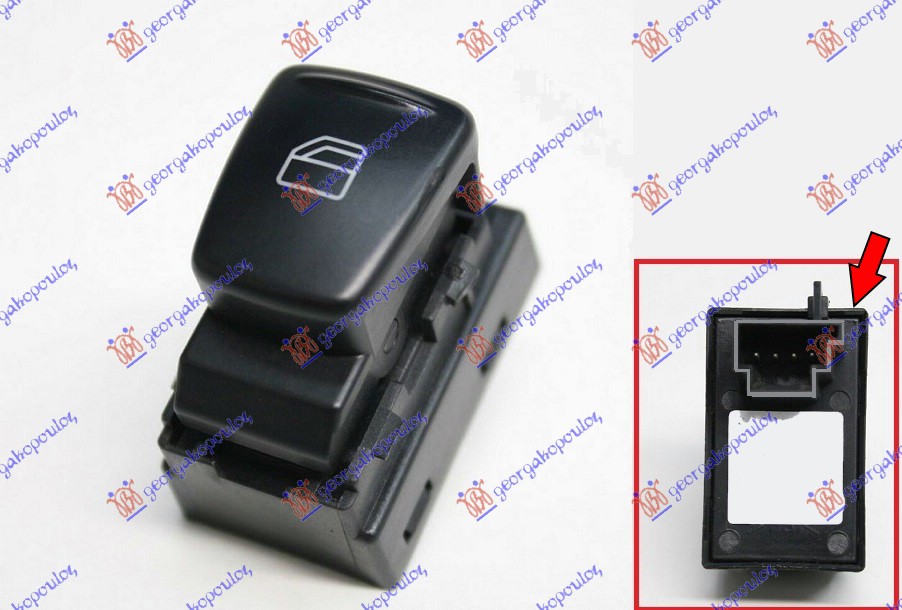 Prekidač u levim/desnim vratima (4 PIN) D