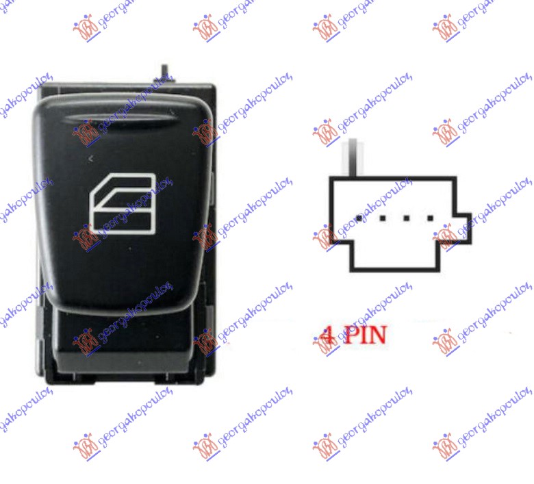 Prekidač u vratima (4 PIN) L