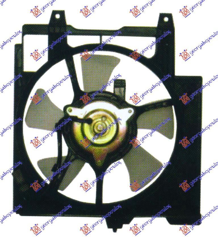 Ventilator hladnjaka komplet (BENZIN)