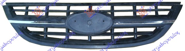 PVC maska hrom/crna 2006-
