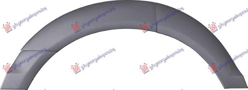 Rub plastični zadnjih vrata/blatobrana/branika PM (OFFROAD) D