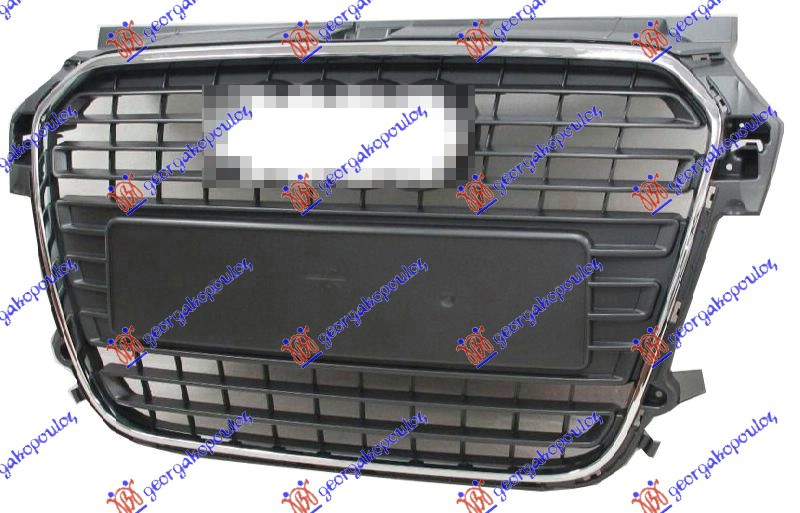 PVC maska siva (HROM OKVIR) (DRZAC TABLICE)