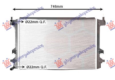 Hladnjak motora 1.0TSI/1.5TSI benzin (MANUELNI/AUTOMATSKI) (623x411)