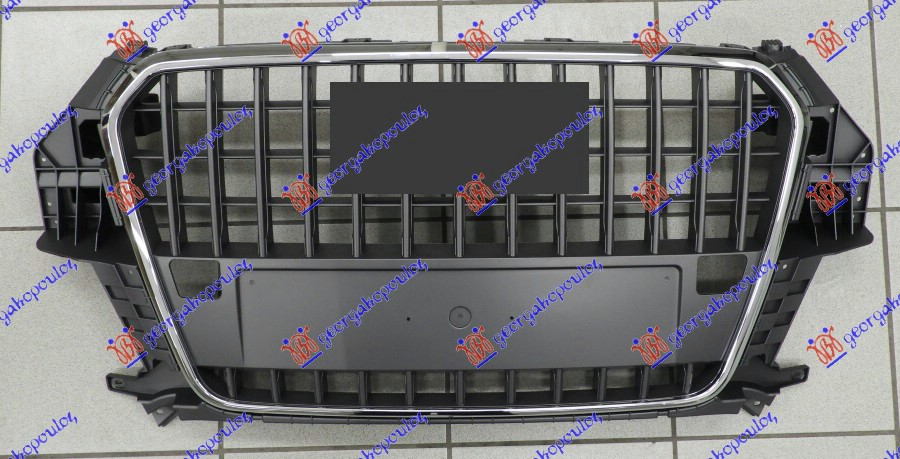 PVC maska siva (HROM OKVIR) (DRZAC TABLICE) (2 PDC SENZORA)