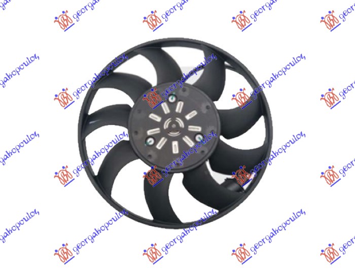 Ventilator (MOTOR+ELISA) (3.0 TFSI BENZIN - 3.0 TDI DIZEL)