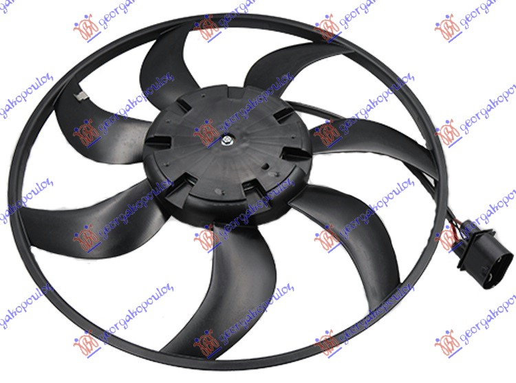 Ventilator (MOTOR+ELISA) (445mm) (310W) (4 PIN)