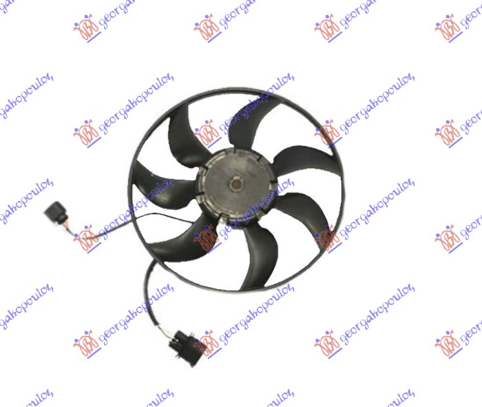 Ventilator (MOTOR+ELISA) (370mm) (300W)