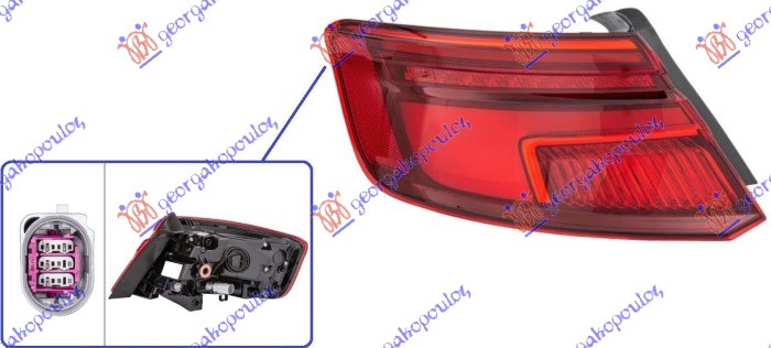 Stop lampa spoljašnja LED dynamic (SPORTBACK) (HELLA) L