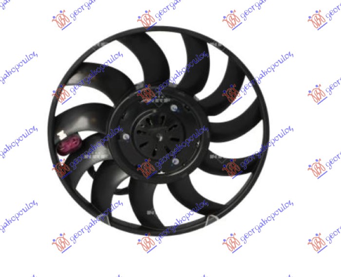 Ventilator (MOTOR+ELISA) (390mm) (4 PIN)