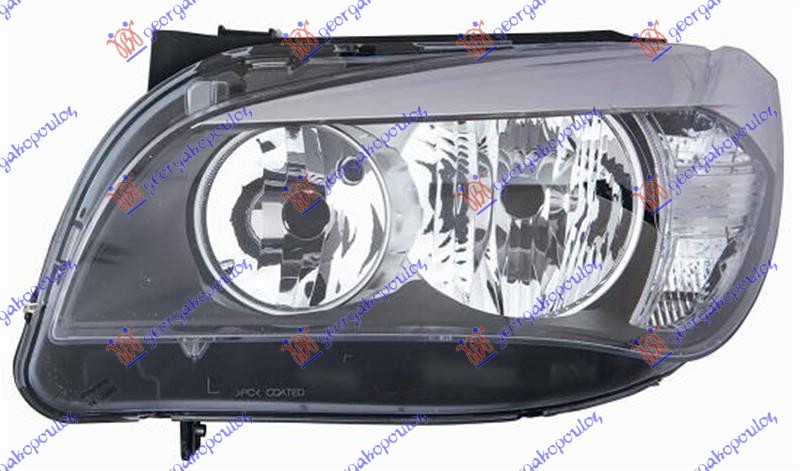 Far električni crni (H7/H7) (DEPO) L