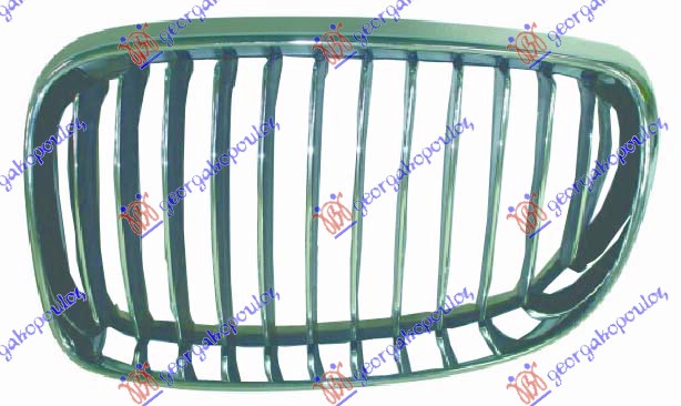 PVC maska hrom-hrom/crna 2007- L