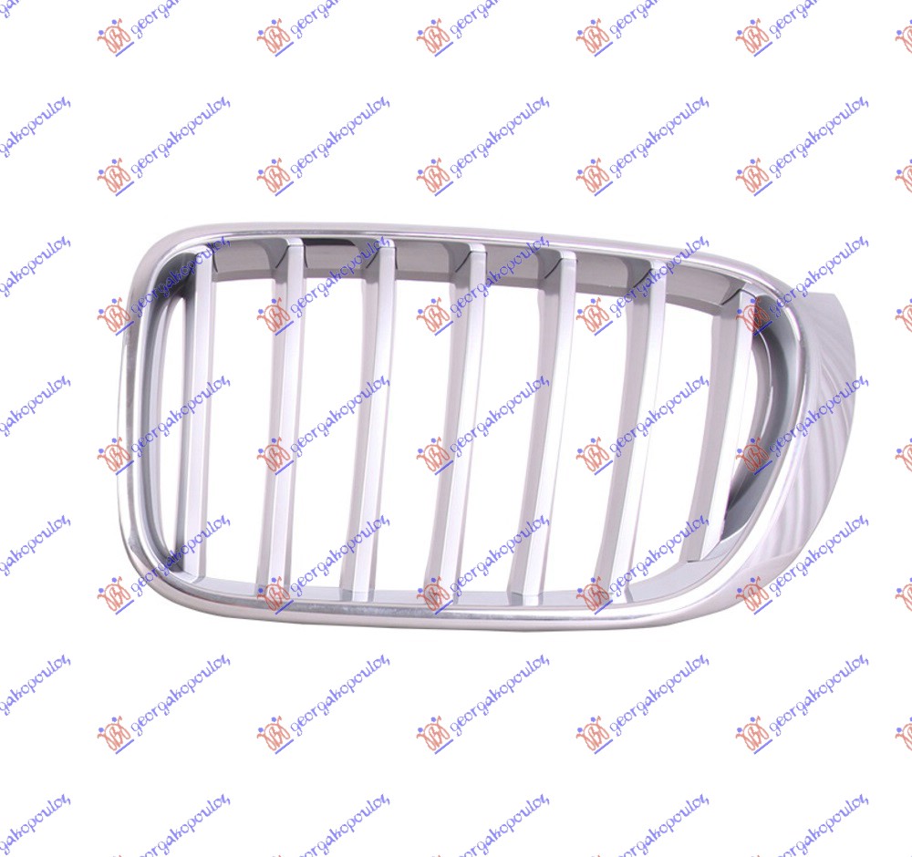 PVC maska hrom/siva (X-LINE) L