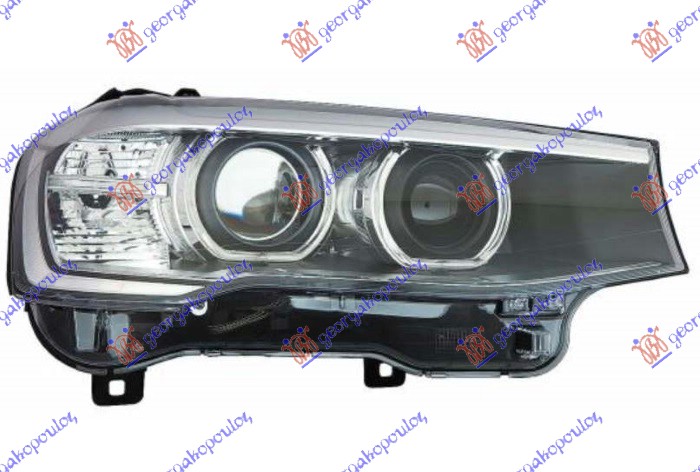 Far bi-xenon sa LED dnevnim svetlom (TYC) D