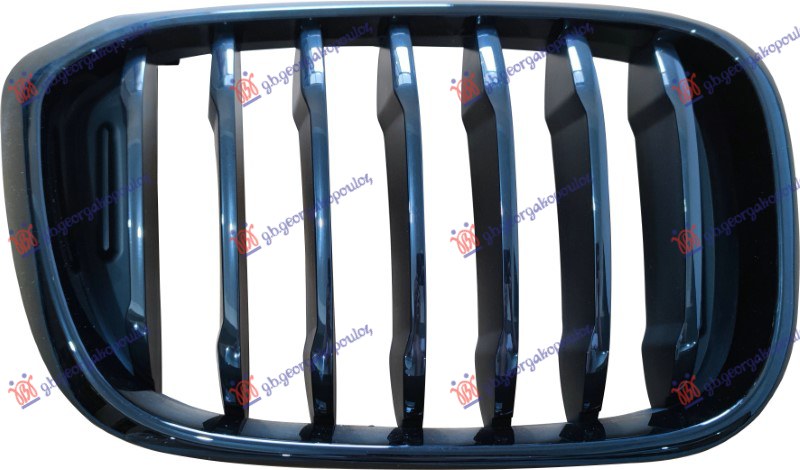 PVC maska sjaj-crna D