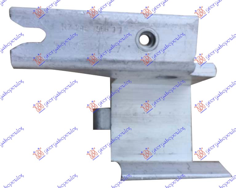 Nosač prednjeg branika gornji unutrašnji aluminijum D