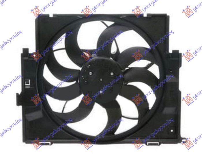 Ventilator komplet (BENZIN/DIZEL) (485mm) (400W) (3 PIN)