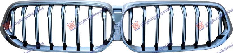 PVC maska srebrna (HROM OKVIR)