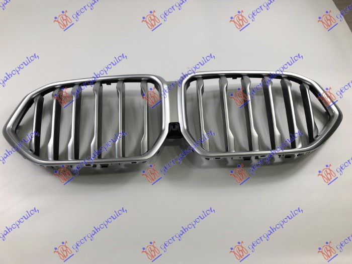 PVC maska hrom