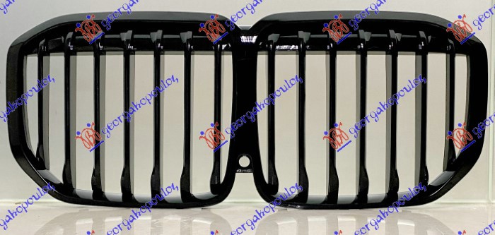 PVC maska sjaj-crna