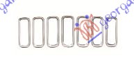 PVC maska hrom (SET 7 KOM)