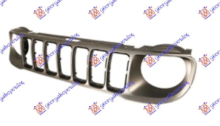 PVC maska siva