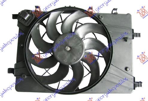 Ventilator komplet (1.6/1.8 BENZIN) (4 PIN)