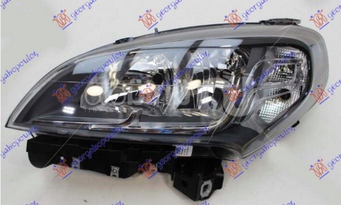 Far električni crni (H7/H7) (DEPO) L