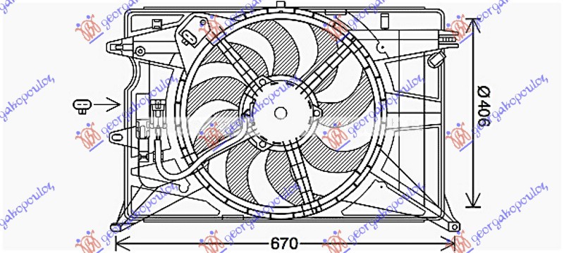 Ventilator komplet (BENZIN/DIZEL)