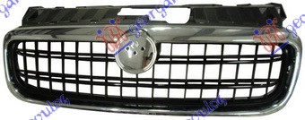 PVC maska hrom/crna